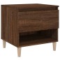 vidaXL Mesita de noche madera contrachapada roble marrón 50x46x50 cm vidaXL Mesita de noche madera contrachapada roble marrón 50x46x50 cm