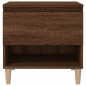 vidaXL Mesita de noche madera contrachapada roble marrón 50x46x50 cm vidaXL Mesita de noche madera contrachapada roble marrón 50x46x50 cm