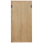 vidaXL Espejo de madera maciza de roble 60x120 cm vidaXL Espejo de madera maciza de roble 60x120 cm