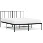 vidaXL Estructura de cama con cabecero metal negro 120x190 cm vidaXL Estructura de cama con cabecero metal negro 120x190 cm
