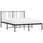 vidaXL Estructura de cama con cabecero metal negro 120x190 cm vidaXL Estructura de cama con cabecero metal negro 120x190 cm