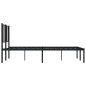 vidaXL Estructura de cama con cabecero metal negro 120x190 cm vidaXL Estructura de cama con cabecero metal negro 120x190 cm