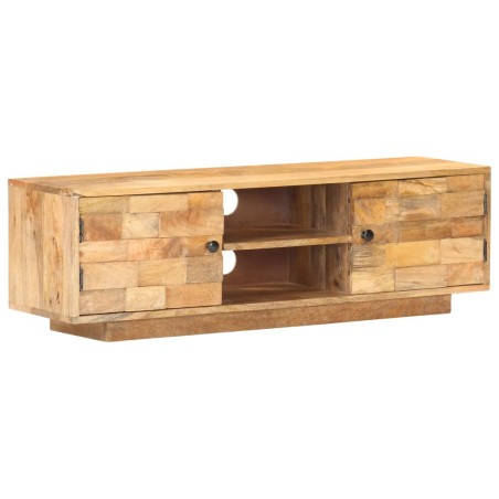 vidaXL Mueble para TV de madera maciza de mango 116x30x35 cm