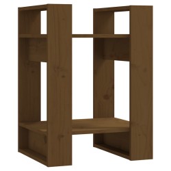 vidaXL Estantería/divisor de espacios pino marrón miel 41x35x57 cm