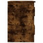 vidaXL Mesita de noche de pared color roble ahumado 41,5x36x53 cm vidaXL Mesita de noche de pared color roble ahumado 41,5x36x53 cm