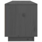 vidaXL Mueble de TV de madera maciza de pino gris 100x34x40 cm vidaXL Mueble de TV de madera maciza de pino gris 100x34x40 cm