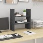 vidaXL Soporte para monitor madera maciza pino gris (39-72)x17x43 cm vidaXL Soporte para monitor madera maciza pino gris (39-72)x17x43 cm
