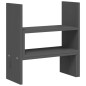 vidaXL Soporte para monitor madera maciza pino gris (39-72)x17x43 cm vidaXL Soporte para monitor madera maciza pino gris (39-72)x17x43 cm
