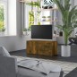 vidaXL Mueble para TV madera contrachapada roble ahumado 80x34x36 cm vidaXL Mueble para TV madera contrachapada roble ahumado 80x34x36 cm