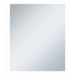vidaXL Espejo de pared de baño con LED 50x60 cm