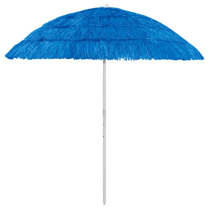 vidaXL Sombrilla de playa Hawaii azul 240 cm vidaXL Sombrilla de playa Hawaii azul 240 cm