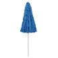 vidaXL Sombrilla de playa Hawaii azul 240 cm vidaXL Sombrilla de playa Hawaii azul 240 cm