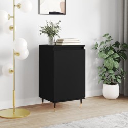 vidaXL Aparador madera de ingeniería negro 40x35x70 cm