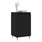 vidaXL Aparador madera de ingeniería negro 40x35x70 cm