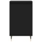 vidaXL Aparador madera de ingeniería negro 40x35x70 cm