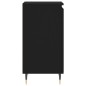 vidaXL Aparador madera de ingeniería negro 40x35x70 cm