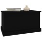 vidaXL Baúl de almacenaje madera contrachapada negro 70x40x38 cm vidaXL Baúl de almacenaje madera contrachapada negro 70x40x38 cm