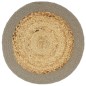 vidaXL Mantel individual 4 uds yute y algodón natural y gris 38 cm vidaXL Mantel individual 4 uds yute y algodón natural y gris 38 cm
