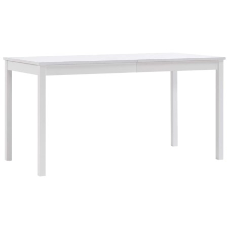 vidaXL Conjunto de comedor 7 piezas madera de pino blanco