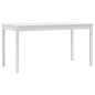 vidaXL Conjunto de comedor 7 piezas madera de pino blanco