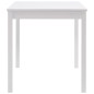 vidaXL Conjunto de comedor 7 piezas madera de pino blanco
