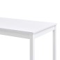 vidaXL Conjunto de comedor 7 piezas madera de pino blanco