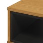 vidaXL Mesa de centro FLAM madera maciza de pino 100x50x32,5 cm