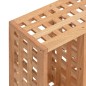 vidaXL Estante de pared madera maciza nogal 49x15x49 cm vidaXL Estante de pared madera maciza nogal 49x15x49 cm