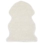 vidaXL Alfombra de piel de oveja sintética blanco 60x90 cm vidaXL Alfombra de piel de oveja sintética blanco 60x90 cm