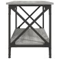vidaXL Mesa auxiliar madera contrachapada gris Sonoma 55x38x45 cm vidaXL Mesa auxiliar madera contrachapada gris Sonoma 55x38x45 cm