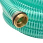 vidaXL Manguera de succión con conectores de latón 7 m 25 mm verde vidaXL Manguera de succión con conectores de latón 7 m 25 mm verde