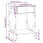vidaXL Mesitas de noche 2 uds contrachapada roble marrón 40x42x60 cm vidaXL Mesitas de noche 2 uds contrachapada roble marrón 40x42x60 cm