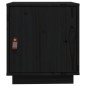 vidaXL Mesitas de noche 2 uds madera maciza de pino negro 40x34x45 cm vidaXL Mesitas de noche 2 uds madera maciza de pino negro 40x34x45 cm