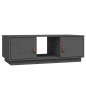 vidaXL Mesa de centro de madera maciza de pino gris 100x50x35 cm vidaXL Mesa de centro de madera maciza de pino gris 100x50x35 cm