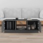 vidaXL Mesa de centro de madera maciza de pino gris 100x50x35 cm vidaXL Mesa de centro de madera maciza de pino gris 100x50x35 cm