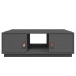 vidaXL Mesa de centro de madera maciza de pino gris 100x50x35 cm vidaXL Mesa de centro de madera maciza de pino gris 100x50x35 cm