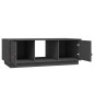 vidaXL Mesa de centro de madera maciza de pino gris 100x50x35 cm vidaXL Mesa de centro de madera maciza de pino gris 100x50x35 cm