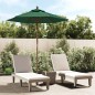 vidaXL Sombrilla de jardín con poste de madera verde 196x231 cm vidaXL Sombrilla de jardín con poste de madera verde 196x231 cm