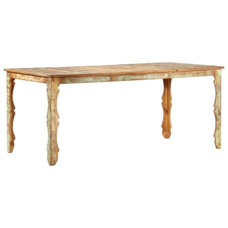 vidaXL Mesa de comedor de madera maciza reciclada 180x90x76 cm