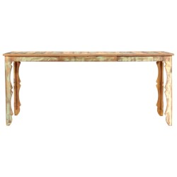 vidaXL Mesa de comedor de madera maciza reciclada 180x90x76 cm