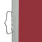 vidaXL Toldo lateral retráctil de jardín rojo 80x300 cm vidaXL Toldo lateral retráctil de jardín rojo 80x300 cm