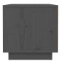 vidaXL Mesitas de noche 2 uds madera maciza de pino gris 40x34x35 cm