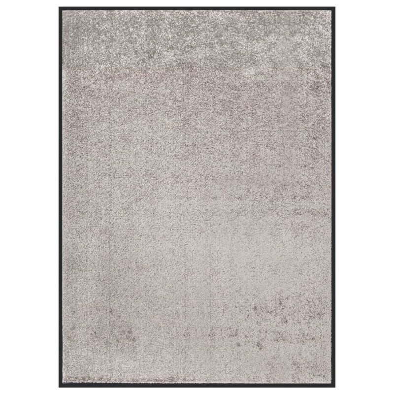 vidaXL Felpudo gris 60x80 cm vidaXL Felpudo gris 60x80 cm