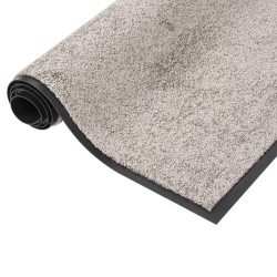 vidaXL Felpudo gris 60x80 cm