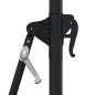 vidaXL Sombrilla de pared con palo de metal azul 300 cm