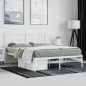 vidaXL Estructura de cama con cabecero metal blanca 140x200 cm vidaXL Estructura de cama con cabecero metal blanca 140x200 cm