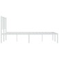 vidaXL Estructura de cama con cabecero metal blanca 140x200 cm vidaXL Estructura de cama con cabecero metal blanca 140x200 cm