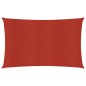 vidaXL Toldo de vela HDPE rojo 160 g/m² 2x4 m vidaXL Toldo de vela HDPE rojo 160 g/m² 2x4 m