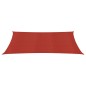 vidaXL Toldo de vela HDPE rojo 160 g/m² 2x4 m vidaXL Toldo de vela HDPE rojo 160 g/m² 2x4 m