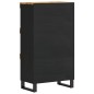 vidaXL Armario auxiliar madera maciza de mango 60x33x107 cm vidaXL Armario auxiliar madera maciza de mango 60x33x107 cm